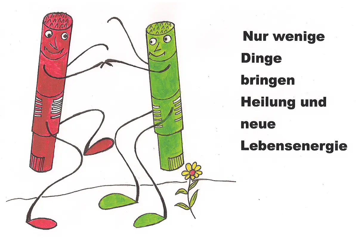 Handtherapie ind Dresden- Wakkelpudding Vibrationsgerät-Anwendung auf Hand - ConVersio Therapiezentrum